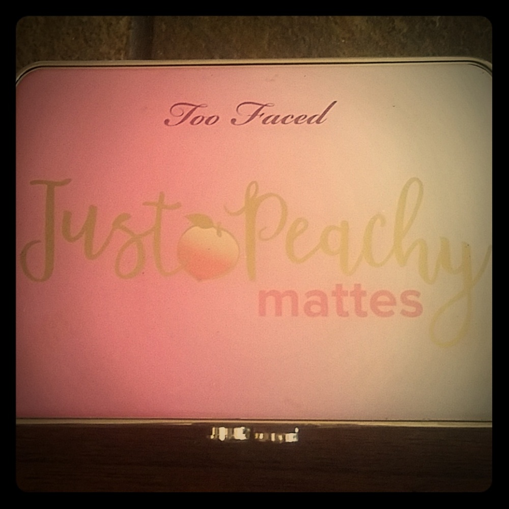Too Faced Just Peachy Mattes Palette AUTHENTIC!!